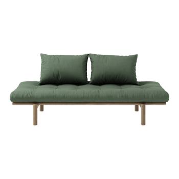 Zielona rozkładana sofa 200 cm Pace – Karup Design