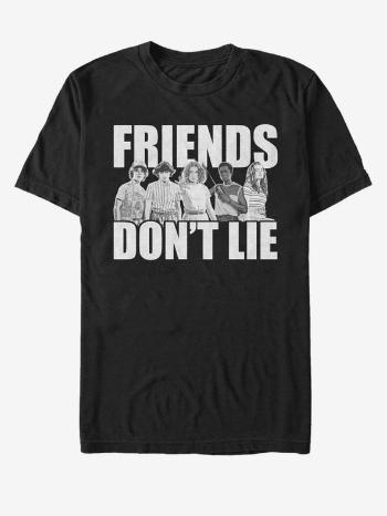 ZOOT.Fan Netflix Friends Don't Lie Stranger Things Koszulka Czarny