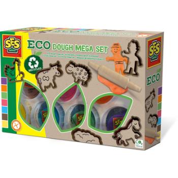 SES Creativ e® Eco modeling clay mega zestaw z narzędziami