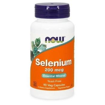 NOW Selenium - 200 MCG - 90vegcapsWitaminy i minerały > Selen