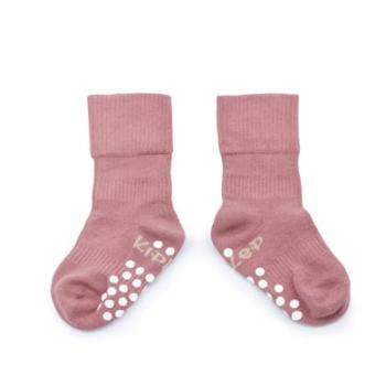 KipKep Stay-On Socks Antislip Dusty Clay Organic 12 - 18 miesięcy