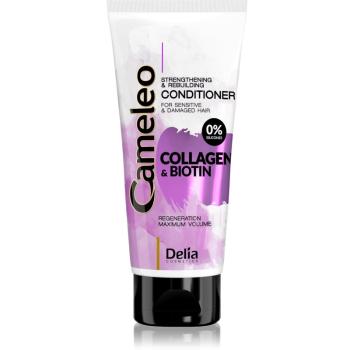 Delia Cosmetics Cameleo Collagen & Biotin odżywka wzmacniająca do włosów słabych i zniszczonych 200 ml