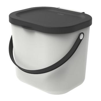 Biały pojemnik na odpadki organiczne 6 L Albula – Rotho