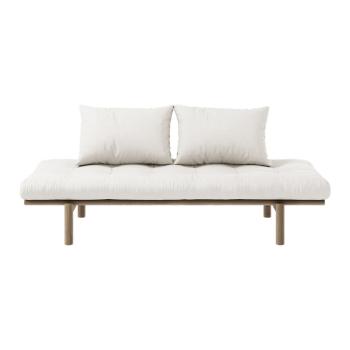 Biała rozkładana sofa 200 cm Pace – Karup Design