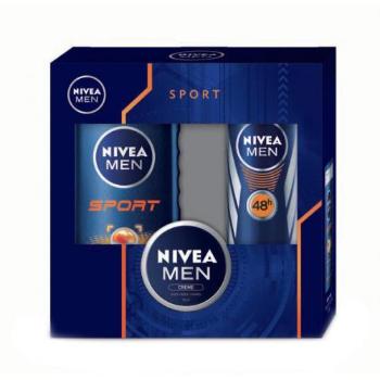 Nivea Men Sport zestaw 250ml Men Sport Shower Gel + 150ml Men Sport Anti-Perspirant Deodorant + 30ml Men Creme dla mężczyzn