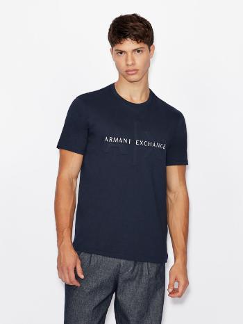Armani Exchange Koszulka Niebieski