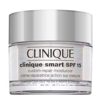 Clinique Clinique Smart Broad Spectrum SPF 15 Custom-Repair Moisturizer - Combination Oily To Oily krem do twarzy o działaniu nawilżającym 50 ml