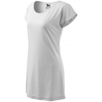 Długa koszulka/sukienka damska, biały, XS