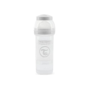 TWIST SHAKE Butelka dla niemowląt antykolkowa 260 ml w kolorze białym