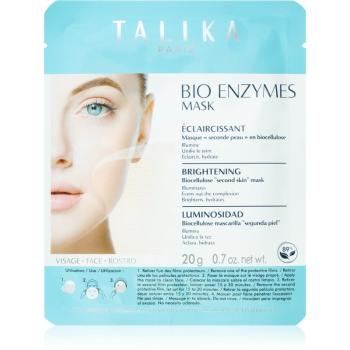 Talika Bio Enzymes Mask Brightening maska rozświetlająca w płacie 20 g