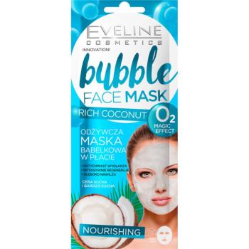 Eveline Cosmetics Bubble Mask Rich Coconut maska odżywcza w płacie z kokosem 1 szt.