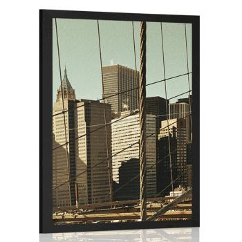 Plakat Manhattan - 40x60 silver