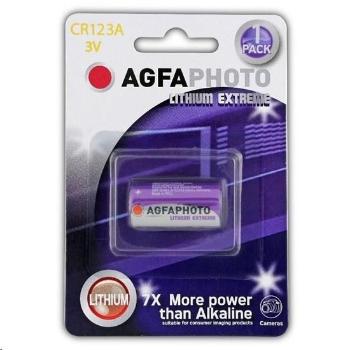 Bateria fotograficzna litowa AgfaPhoto CR123A, blister 1szt