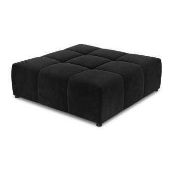 Czarna aksamitna sofa moduł Rome Velvet - Cosmopolitan Design