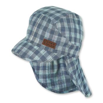 Sterntaler czapka z daszkiem z ochroną szyi marine