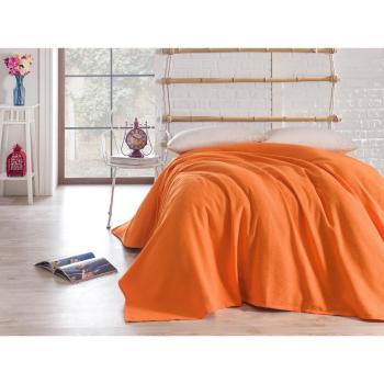 Pomarańczowa bawełniana narzuta dwuosobowa na łóżko 200x240 cm Orange − Mijolnir