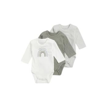 Hust & Claire Long Sleeve Body Base Kale green 3 Pack