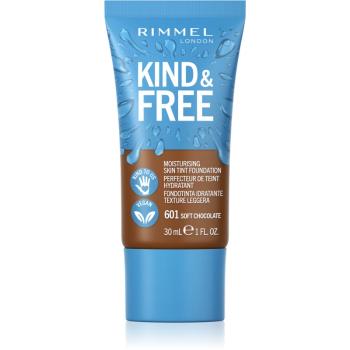 Rimmel Kind & Free lekki nawilżający podkład odcień 601 Soft Chocolate 30 ml