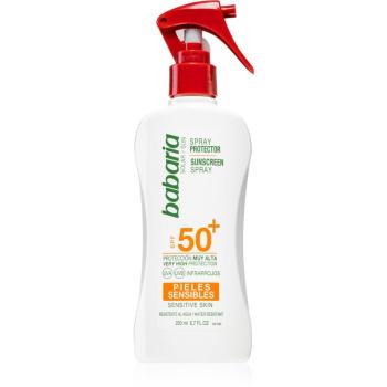 Babaria Sun Sensitive spray do opalania do skóry wrażliwej SPF 50+ 200 ml