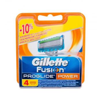 Gillette Fusion5 Proglide Power 4 szt wkład do maszynki dla mężczyzn Uszkodzone opakowanie