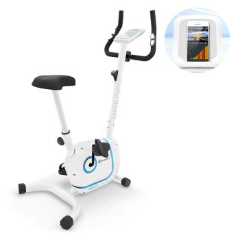 KLARFIT Myon Cycle, rower treningowy, koło zamachowe 12 kg, SmartCardio Studio, kolor biały