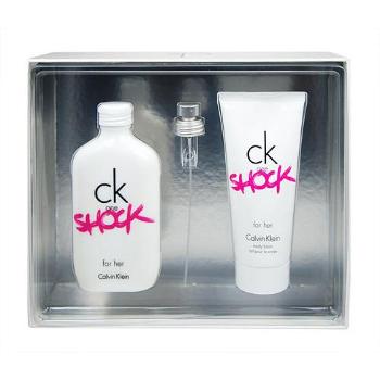Calvin Klein CK One Shock For Her zestaw Edt 100ml + 100ml Balsam dla kobiet