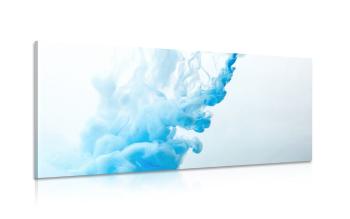 Obraz niebieski atrament w wodzie - 120x60