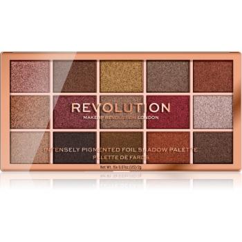 Makeup Revolution Foil Frenzy paletka metalicznych cieni odcień Fusion 15 x 1.1 g