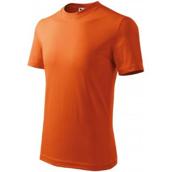 Prosta koszulka dziecięca, pomarańczowy, 158cm / 12lat