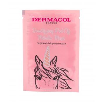 Dermacol Beautifying Peel-off Metallic Mask Brightening 15 ml maseczka do twarzy dla kobiet