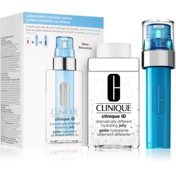 Clinique iD™ Dramatically Different™ Hydrating Jelly + Active Cartridge Concentrate for Pores & Unev zestaw (dla efektu rozjaśnienia i wygładzenia skó
