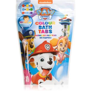 Nickelodeon Paw Patrol Colour Bath Tabs produkt do kąpieli dla dzieci 9x16 g