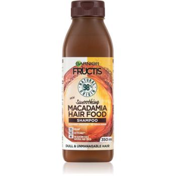 Garnier Fructis Macadamia Hair Food szampon regenerujący do włosów zniszczonych 350 ml