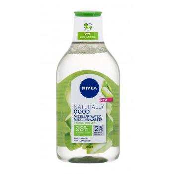 Nivea Naturally Good Organic Aloe Vera 400 ml płyn micelarny dla kobiet