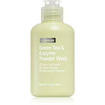 By Wishtrend Green Tea & Enzyme delikatny puder oczyszczający 110 g