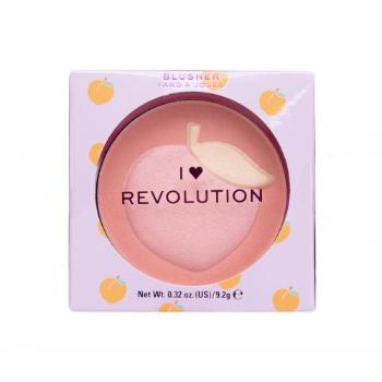 Makeup Revolution London I Heart Revolution Fruity Blusher 9,2 g róż dla kobiet Peach