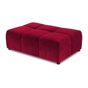 Czerwony moduł aksamitnej sofy Rome Velvet - Cosmopolitan Design