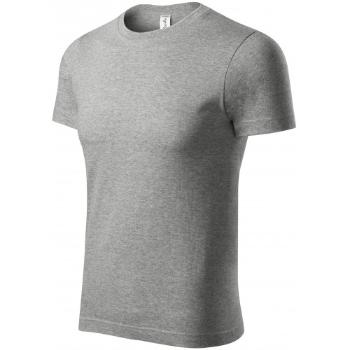 Lekka koszulka z krótkim rękawem, ciemnoszary marmur, XL