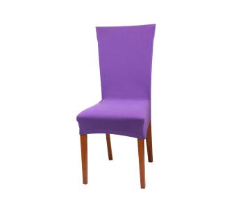 Pokrowiec na krzesło z oparciem Jersey - liliowy - Rozmiar 70 x 35 cm
