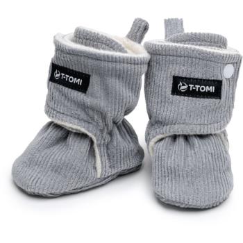 T-TOMI Booties Grey buciki dla niemowląt 0-3 months Warm