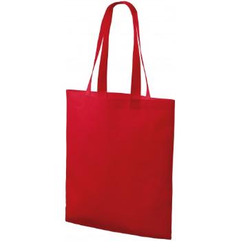 średniej wielkości torba na zakupy shopping, czerwony, uni