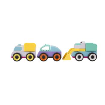 playgro Toy Cars Mix & Match 3 szt.