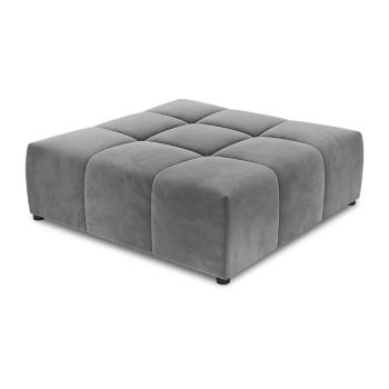 Szara aksamitna sofa moduł Rome Velvet - Cosmopolitan Design