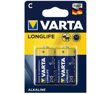 Varta 4114 - 2 szt. Baterie alkaliczne LONGLIFE EXTRA C 1,5V