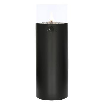 Czarna lampa gazowa COSI Pillar, wys. 106 cm