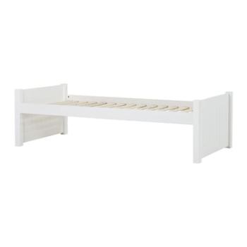 Hoppekids Noah Deluxe Sofa Bed 90 x 200 cm Roll-Up Grille biały 2 końce łóżka środkowego