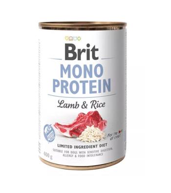 BRIT Mono Protein Lamb &amp; Rice 6 x 400 g monoproteinowa karma jagnięcina i ryż