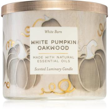 Bath & Body Works White Pumpkin Oakwood świeczka zapachowa 411 g