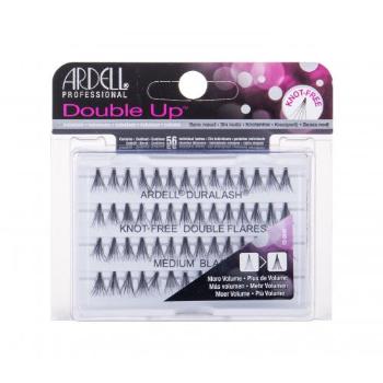 Ardell Double Up Duralash Knot-Free Double Flares 56 szt sztuczne rzęsy dla kobiet Medium Black