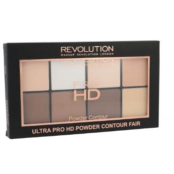 Makeup Revolution London Ultra Pro HD Powder Contour Palette 20 g paletka do konturowania dla kobiet Fair